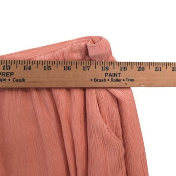 Abercrombie & Fitch Crinkled Gauze Wide Leg Pants XL Resort Flowy Hippie - Picture 7 of 9